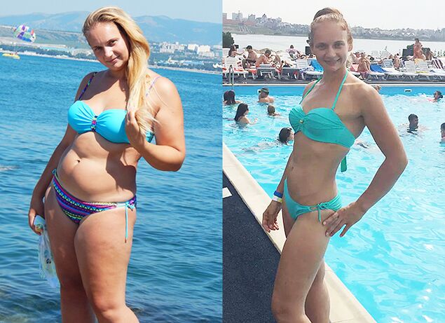Esperienza nell'assunzione di dieta Keto da Veronica di Varsavia, prima e dopo le foto
