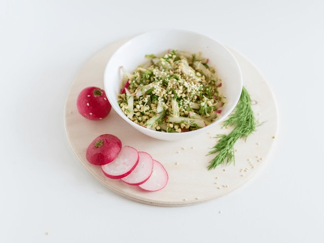 Grano saraceno con verdure