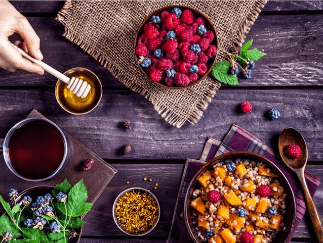 Una varietà di ricette